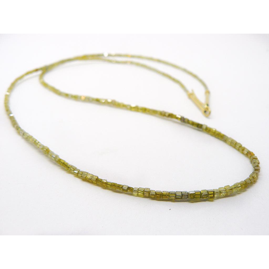 Steinkette 1013 naturgrüner Diamant (VK 2.240,-€) - abzüglich 35% Aktion