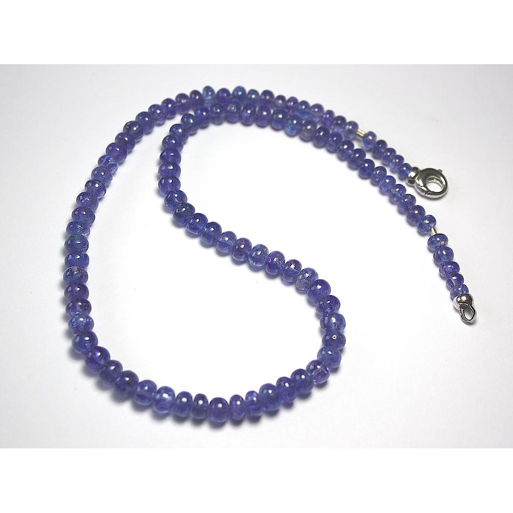 Steinkette 1019 Tansanit  (VK 2.460,-€) - unser Angebot abzüglich 35% Aktion