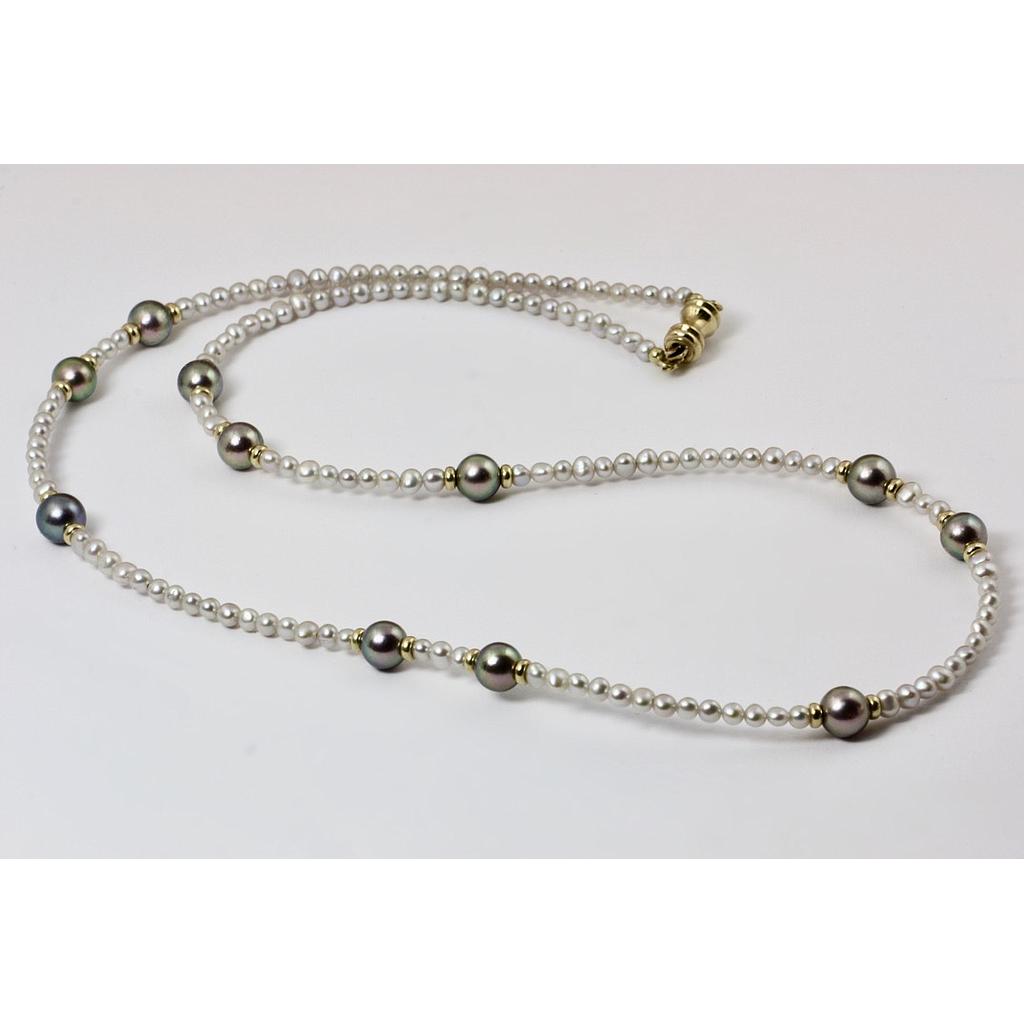 Perlenkette 974 (VK 1.760,-€) - bei Anlieferung von 4,1gr. Feingold