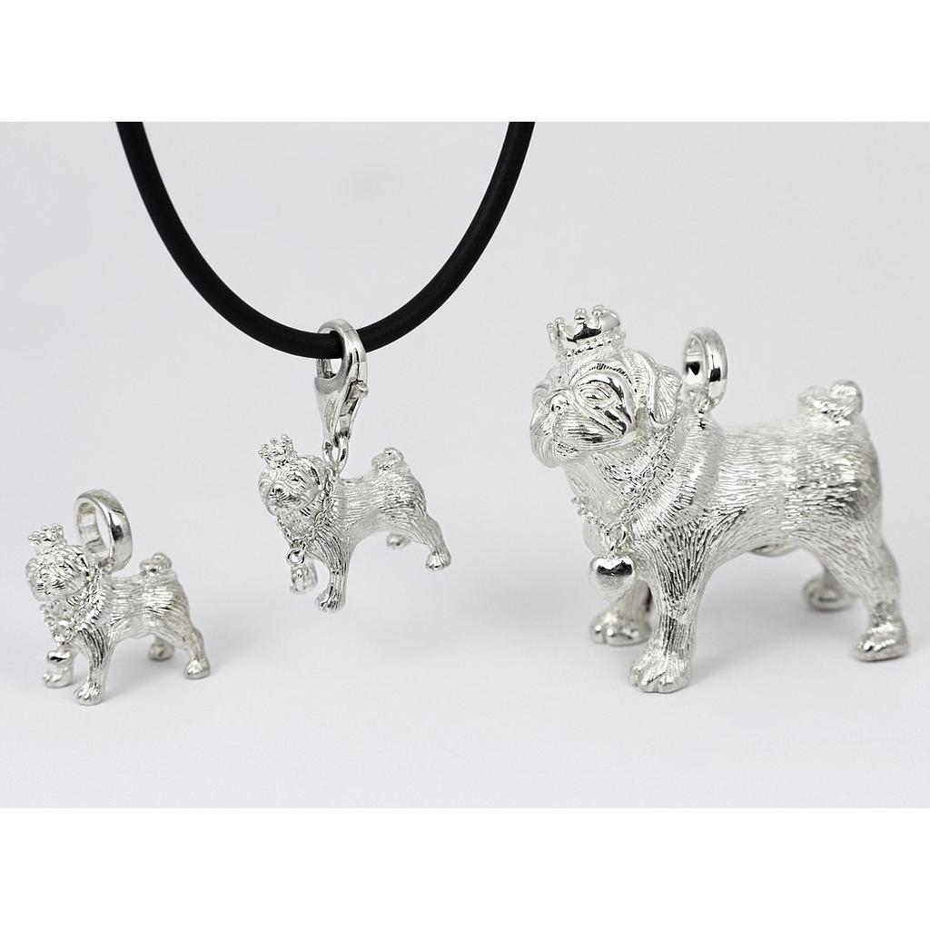 Anhänger &quot;3 Möpse&quot; 141 (VK 390,-€) - unser Angebot abzüglich 35% Aktion