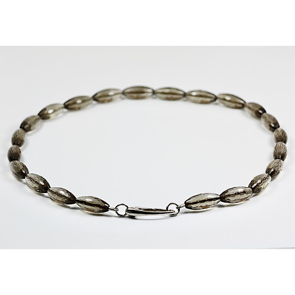 Steinkette 1012 Rauchquarz (VK 140,-€) - Angebot abzüglich 35% Aktion