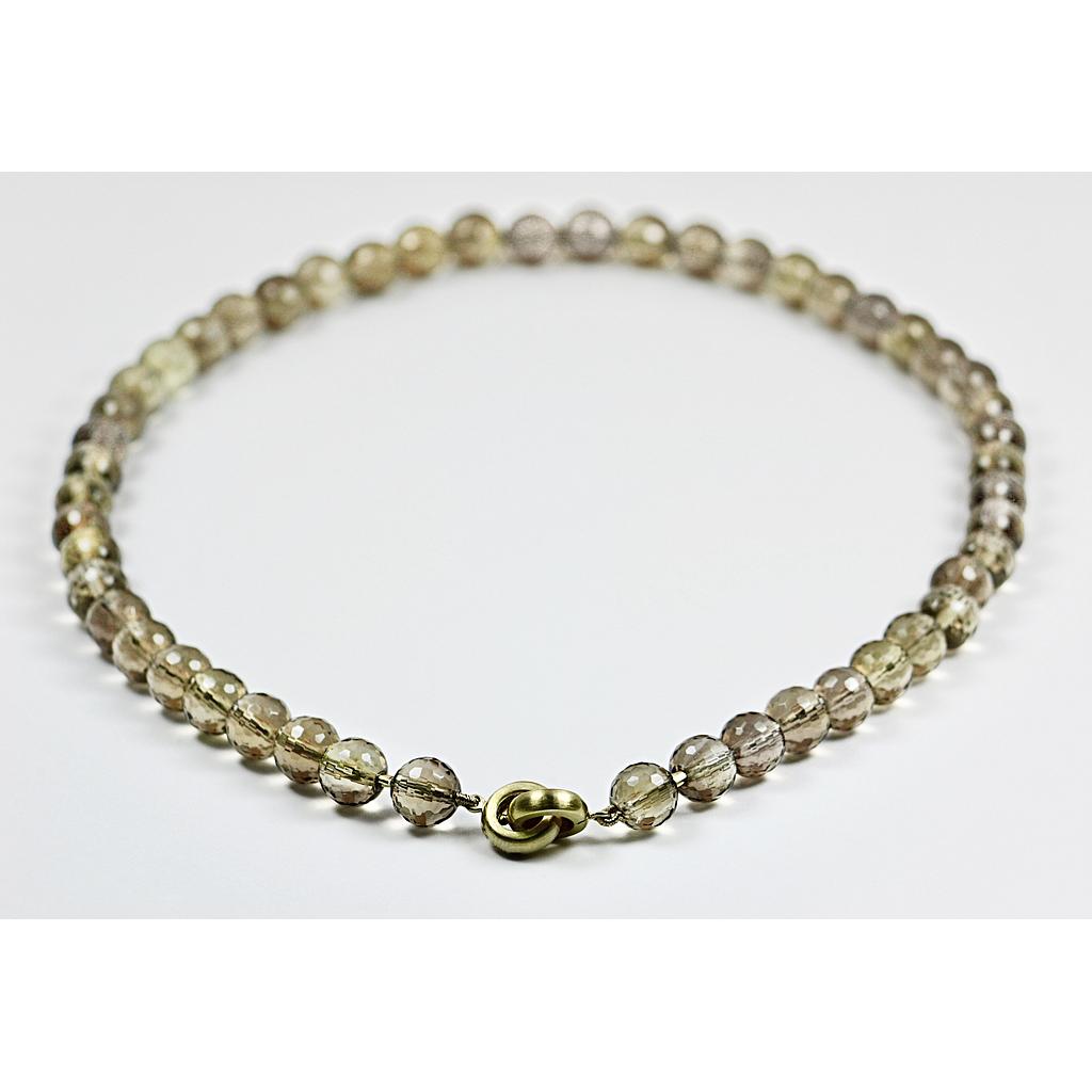 Steinkette 1013 Rauchquarz (VK 370,-€) - Angebot abzüglich 35% Aktion