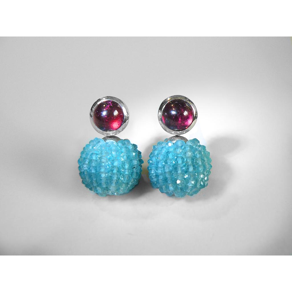 Ohrringe 628 Aquamarin (VK 2.380,-€) unser Angebot abzüglich 35% Aktion