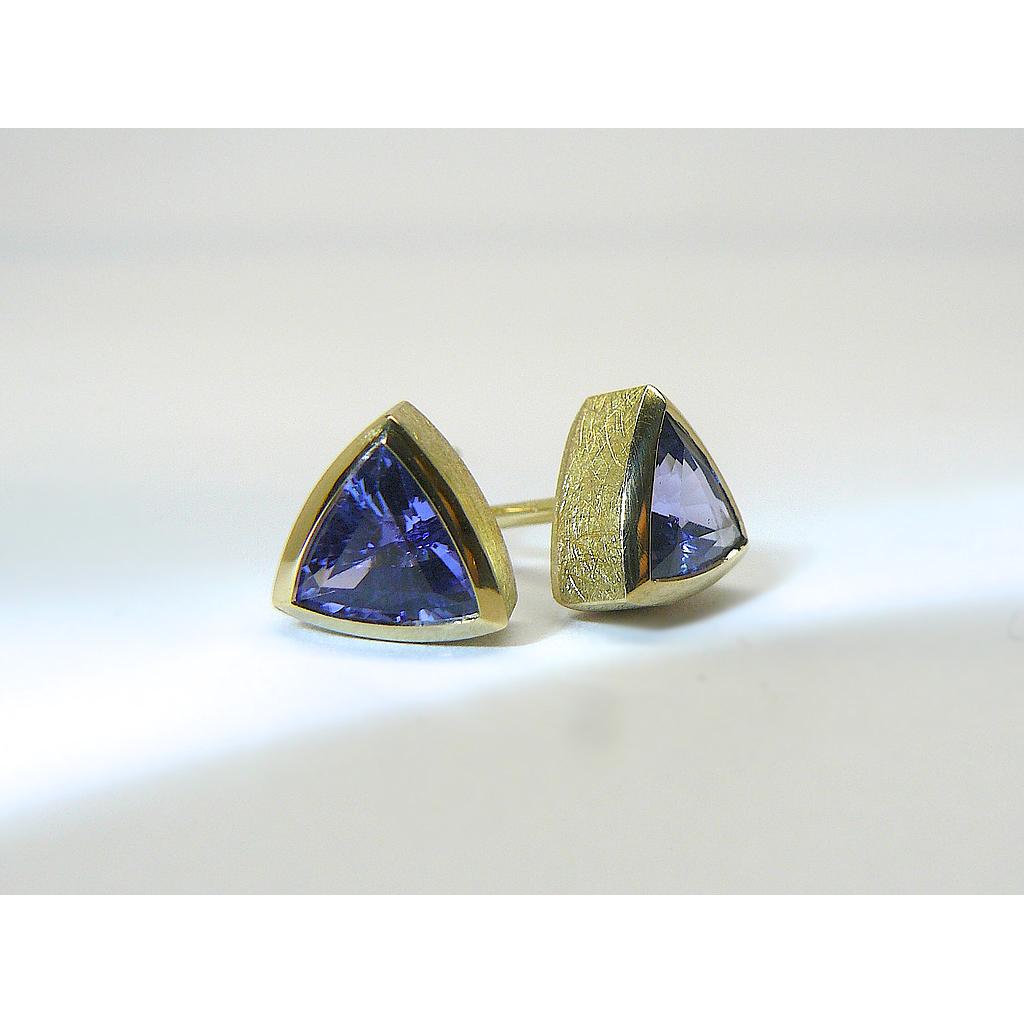 Ohrringe 614 Tansanit (VK 2.570,-€) - unser Angebot abzüglich 35% Aktion